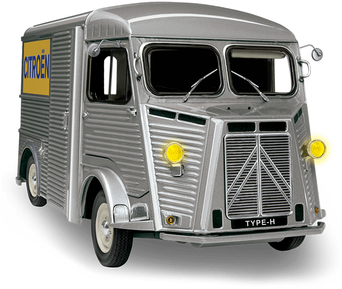 Maquette du Fourgon Citroën Type H Altaya be