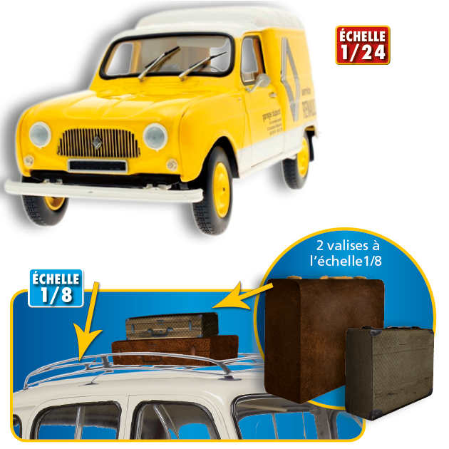 maquette 4l fourgonnette