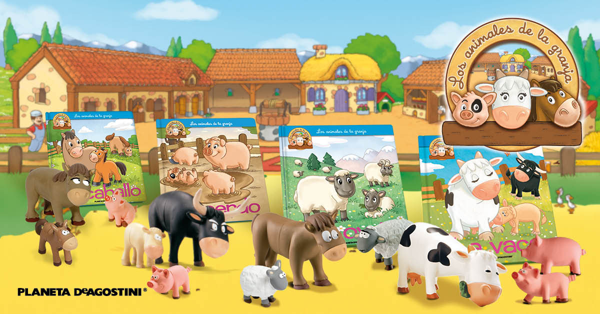 Animales de Granja colección de libros infantiles
